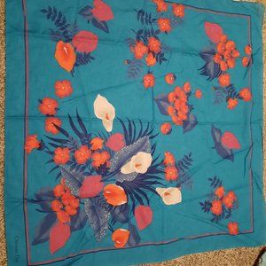 Christian Dior Teal Scarf